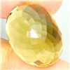 Image 3 : BIG OVAL CUT UNHEATED TOP YELLOW CITRINE 21.55 CARATS 18X14 mm BRAZIL- APPRAISED REPLACEMENT VALUE C