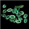 Image 1 : OVAL CUT NATURAL UNHEATED EMERALD - 24 PCS. - 4.30 CARATS - APPRAISE VALUE CAD 8,500