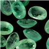 Image 2 : OVAL CUT NATURAL UNHEATED EMERALD - 24 PCS. - 4.30 CARATS - APPRAISE VALUE CAD 8,500
