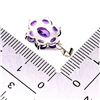 Image 3 : AMETHSYT PENDANT IN 14K WHITE PLATED GOLD OVER 925 STERLING SILVER - APPRAISED REPLACEMENT VALUE CAD