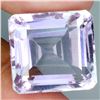 Image 2 : BIG 31.76 CARATS OCTAGON CUT UNHEATED BOLIVIAN PINK AMETHYST18mm - APPRAISED REPLACEMENT VALUE CAD 2