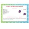 Image 4 : MONSTER 208.42 CARATS MUSEUM SIZE VERY RARE OVAL CUT DARK PURPLE URUGUAY AMETHYST 49X33 mm - APPRAIS