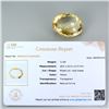 Image 3 : JUMBO 71.85 CARATS OVAL CUT NATURAL UNHRATED YELLOW CITRINE 29X23 mm - APPRAISED REPLACEMENT VALUE C