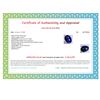Image 4 : OVAL CABOCHON 6.68 CARATS NATURAL AAA FLORAL FLASH PALY OF COLOR BLACK OPAL 16X12 mm - APPRAISED REP