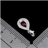 Image 3 : 7X5 mm PEAR CUT PINK TOPAZ PENDANT IN 14K WHITE PLATED GOLD OVER 925 STERLING SILVER - APPRAISED REP