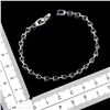 Image 3 : HIGH CLARITY PEAR CUT EMERALD BRACELET IN 14K WHITE GOLD PLATED OVER 925 STERLING SILVER - 6.5 INCHE