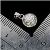 Image 3 : 6 mm ROUND RUBY PENDANT IN 14K WHITE GOLD PLATED OVER 925 STERLING SILVER - APPRAISED REPLACEMENT VA