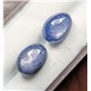 Image 2 : 9.51 ct Certified Blue Star Sapphire gemstone Pair ($8,800 Appraisal)