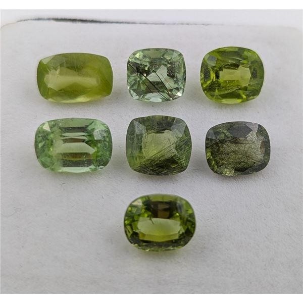 18.67 ct Certified Himalayan Peridot gemstone Parcel ($14,936 Appraisal)