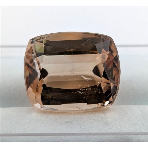 15.54 ct Certified Untreated Imperial Topaz gemstone ($33,400 Appraisal)