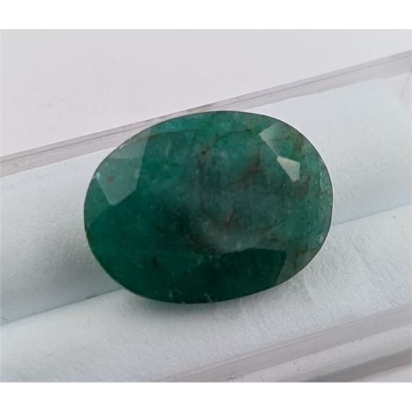 14.18 ct Certified Colombian Emerald gemstone ($28,360 Appraisal)