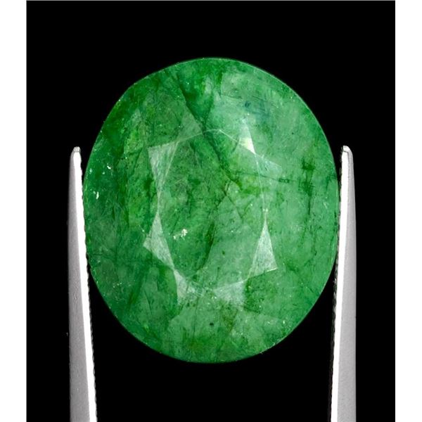 16.95 ct Certified Emerald gemstone ($21,190 Appraisal)