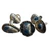 Image 1 : 6 New K2 Jasper & Agate Rings in Silver Settings - all stamped .925 (longest stone is 28 mm)   Total