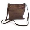 Image 1 : Prada Logo Jacquard Brown Canvas Crossbody Bag - No COA