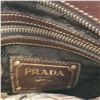 Image 5 : Prada Logo Jacquard Brown Canvas Crossbody Bag - No COA