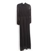 Image 1 : Vintage Angeleye Black Sheer Shimmer Maxi Dress, Size M - R.V. $139