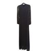 Image 2 : Vintage Angeleye Black Sheer Shimmer Maxi Dress, Size M - R.V. $139