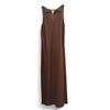 Image 1 : Donna Karan Signature Brown Silk Dress, Size 12 - Made in Hong Kong, R.V. $98.100