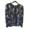 Image 1 : Vintage Black Beaded Evening Lined Jacket, Size L - R.V. $129