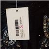 Image 3 : Vintage Black Beaded Evening Lined Jacket, Size L - R.V. $129