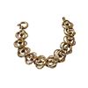 Image 1 : Vintage 925 Italy Gold Plated Layered Chain Bracelet - R.V. $145