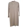 Image 2 : Artigiani Milanesi Taupe Sweater Dress, 100% Cashmere, Size L - Homemade Bowen Island, R.V. $901