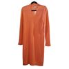 Image 1 : Artigiani Milanesi Salmon Sweater Dress, 100% Cashmere, Size L - Homemade Bowen Island, R.V. $901