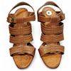 Image 2 : Manolo Blahnik Amber Cognac Sandals, Size 6 - w/ Dust Bag & Box (used condition - no COA)