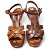 Image 2 : Yves St Laurent Tribute Amber Platform Sandals, Size 7 (EU 37 1/2) - used condition (no COA)