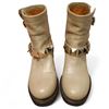 Image 2 : Valentino Rockstud Accent Leather Boots, Size 7 (EU 37 1/2) - slightly used condition (no COA)