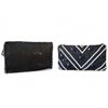 Image 1 : Vintage group of 2 Envelope Clutch Evening Black Sequin Bags