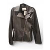 Image 1 : Babaton Black Lambskin Regular Jacket, Size L - R.V. $189