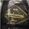 Image 3 : Vintage Antonini Black Leather Coat, Made in Italy, Size S/M - R.V. $136.100