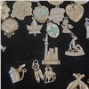 Image 6 : Tray of approx. 50 pcs Vintage Charms, including Sterling Silver - Marked at $28 each, Total R.V. ab