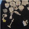 Image 7 : Tray of approx. 50 pcs Vintage Charms, including Sterling Silver - Marked at $28 each, Total R.V. ab