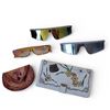 Image 2 : Vintage group of 3 sunglasses, 1958's Wallet & Montecristo Tobacco Wooden Box