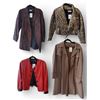 Image 1 : Vintage group of 4 Women's Jackets & Coats, Size M/L - Approx. Total R.V. $289