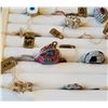 Image 2 : Vintage group of Rings & Display Tray - various sizes