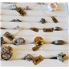 Image 5 : Vintage group of Rings & Display Tray - various sizes