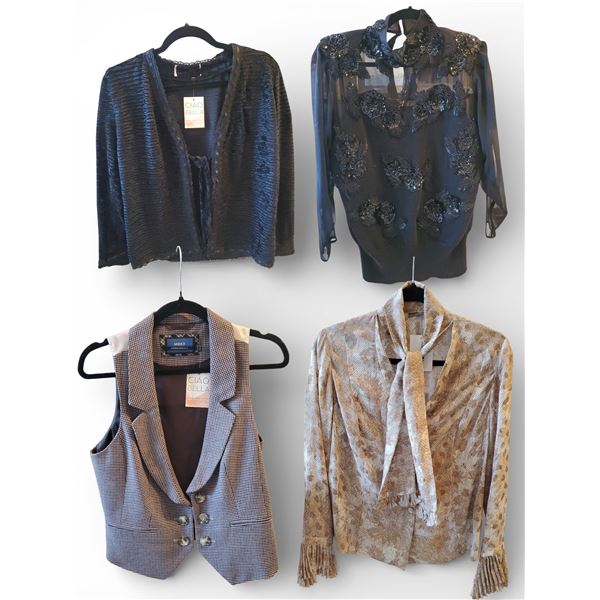 Vintage group of approx. 30 pcs of Assorted Women's Tops, Jackets & Blouses - includes Babaton, Some