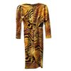 Image 2 : Marciano by Guess Golden Sunset Drape Dress, Size 0 (EU 36)