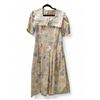 Image 1 : Rare Vintage Laura Ashley 1980's Yellow Floral Dress, Size 9