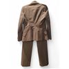 Image 2 : Vintage Le Château Ladies Brown Suit Set, w/ Blazer & Pant - Made in Canada, Size XS