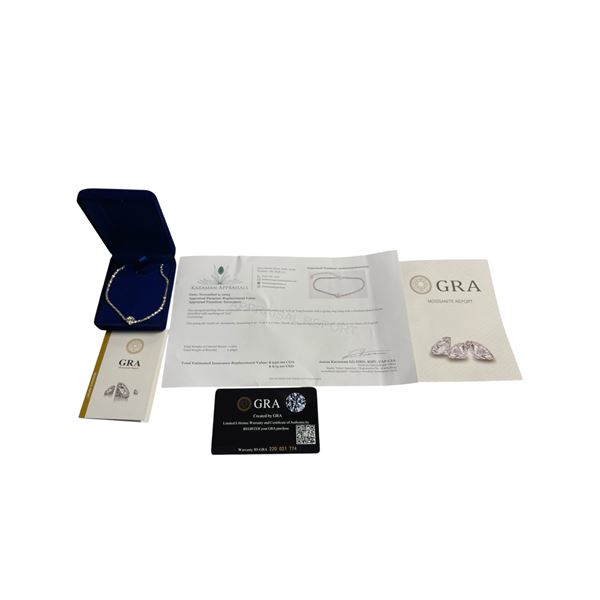 1.00 CT GRA CERTIFIED ROUND BRILLIANT CUT MOISSANITE STONE VVS D COLOR SET IN 6 CLAW FILAGREE HEAD S