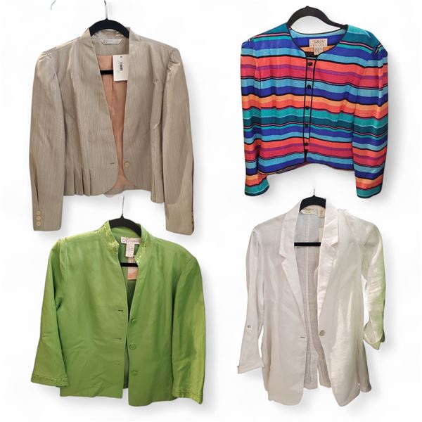 Group of 7 Vintage Premium Women's Blazers pcs - various sizes