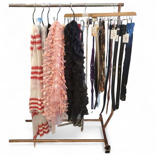 Vintage Group of Assorted Accessories - includes Belts & Scarves (approx. 30 pcs)