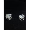 Image 3 : New 925S 2.0ct Each Heart Cut Simulated Diamond (CZ) Stud Earrings - Mounted in 925 Sterling Silver 