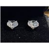 Image 2 : New Platinum Plated 3.0ct Each Simulated Diamond (CZ) Stud Earrings