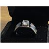 Image 3 : New Platinum Plated 1.0ct Simulated Diamond (CZ) Man's Ring - Resizable