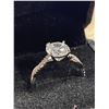 Image 3 : New 925S 3.0 Simulated Diamond (CZ) Twist Ring - Size 9.0 - Mounted in 925 Sterling Silver with Whit
